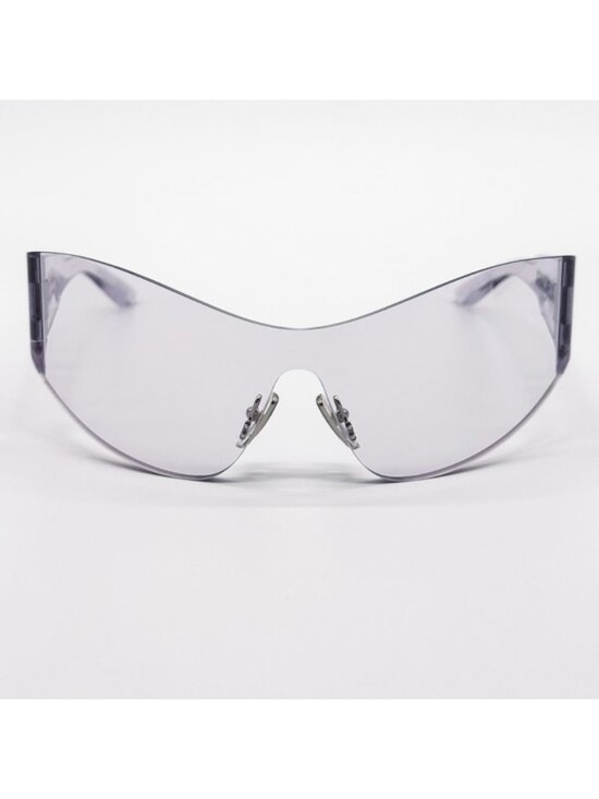 NEW BALENCIAGA BB0257S 002 SUNGLASSES CLEAR SHIELD UNISEX EYEWEAR BALENCIAGA main image 8